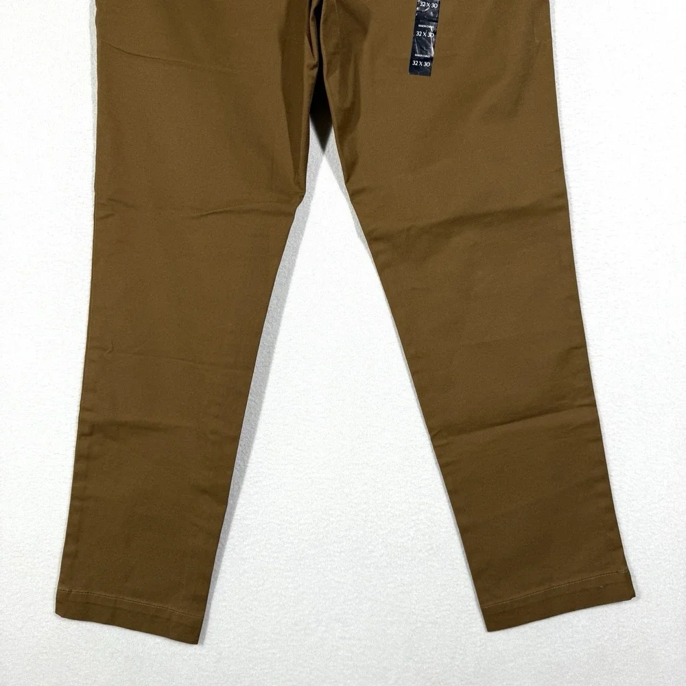 Banana Republic Pants Mens 32x30 Mason Stretch Chino Cotton Brown Classic NWT